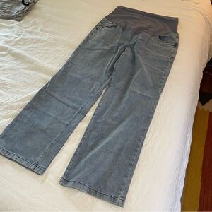 POSHGLAM Women's Maternity Jeans Size XXL Waist 43-49” Length 30” Stretchy